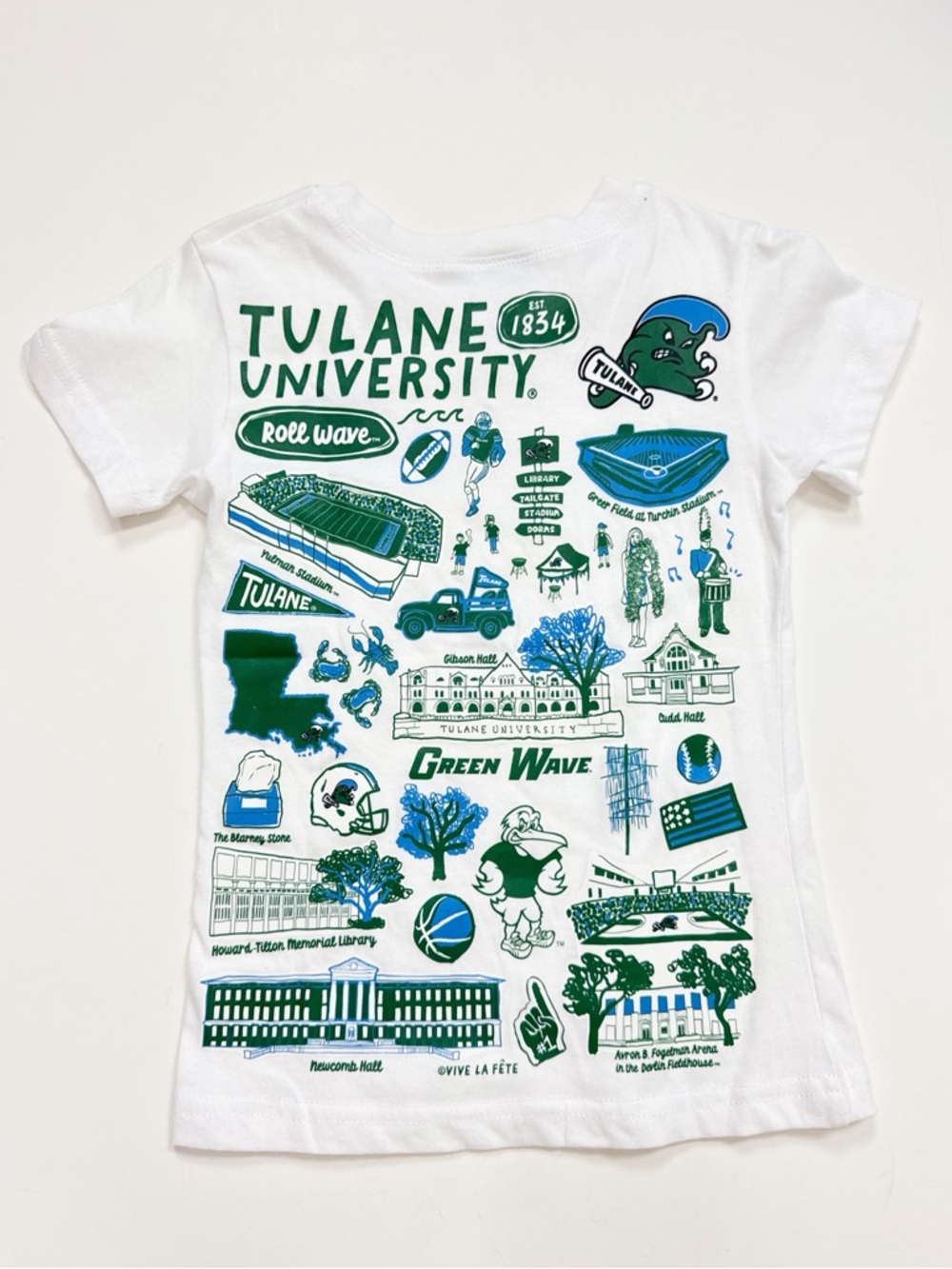 Vive La Fete Tulane University T-Shirt